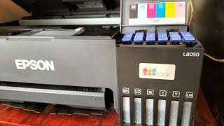 របៀបបញ្ចូលទឹកថ្នាំ Epson L8050 អោយបានត្រឹមត្រូវតាមស្តង់ដា