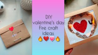 Easy Valentine's Day fire Card//DIY Magic fire card//Valentine's day Craft Ideas//How to make fire