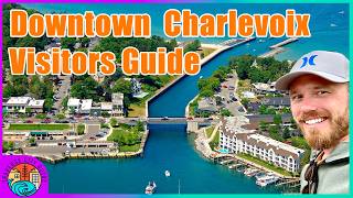 Downtown Charlevoix Michigan Guide 2024: Top Shops, Restaurants \u0026 Lighthouse Tour by Lake Michigan