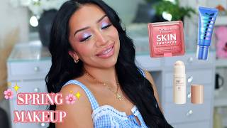 Colorful Spring Makeup Tutorial (So Fresh + Glowy!) 💐🌸