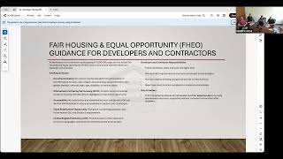 CDBG DR Developer Training