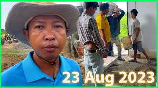 0874 - ជាងសម្រុកក្រាលការ៉ូថ្ងៃនេះអោយហើយនៅខាងក្នុងផ្ទះ - សកម្មភាពជាងធ្វើផ្ទះ23 Aug 2023