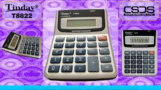 Tinday T8822 Calculator \u0026 free download link (mega.nz)