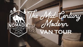 The Mid-Century Modern Van Tour | Mercedes Sprinter Van 170