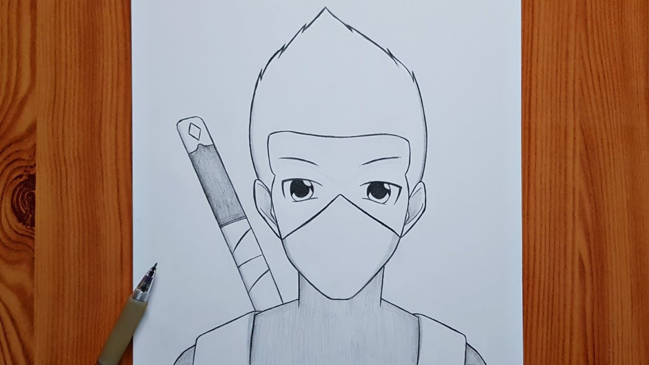 Simple Ninja Drawing