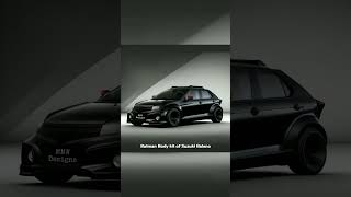 Batman body kit of Suzuki Baleno @MMWDesigns #cardesign #suzuki