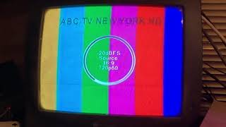 ABC-TV New York test pattern