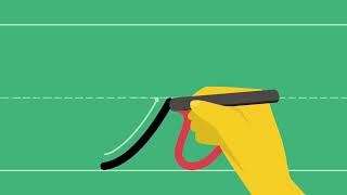 How to write a cursive letter “r” in lowercase