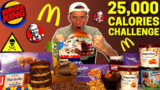 25,000 CALORIES CHALLENGE - France - Epic cheat day - 24H challenge