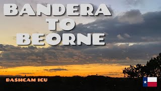 Bandera to Beorne (Bur-ney)....TEXAS! #ASMR #sleep #driving