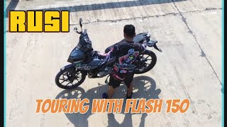 touring with my Rusi flash 150x