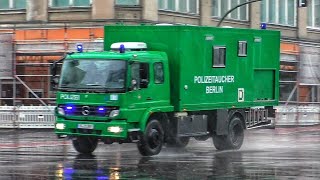 [Tauchgruppe der Polizei🚨] Kolonnenfahrt 》2x HGruKw + 2x TauKw || Polizei Berlin / Bundespolizei