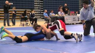 2014 Ontario Jr Provincials FW 48kg Jessica Waltner (Kingston) vs Britanny Parker (Kawartha)