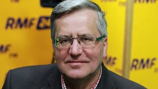 Komorowski o Dudzie:To tak, jakby zaprosić kryminalistę do dyskusji nad kodeksem karnym