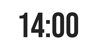 14 MINUTE TIMER - COUNTDOWN TIMER (MINIMAL)