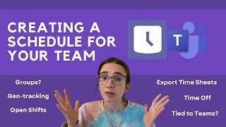 How to Create a Shifts Schedule -Microsoft Teams-