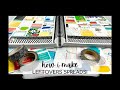 HOW I MAKE A SPREAD WITH LEFTOVER STICKERS! | tattooed teacher plans