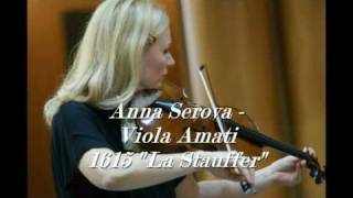 BOTTESINI. Rêverie. ANNA SEROVA - viola Amati 1615, JENNY BORGATTI - piano