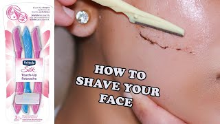 How To Shave Your Face With SCHICK HYDROSILK RAZORS | WORTH BUYING IT ?