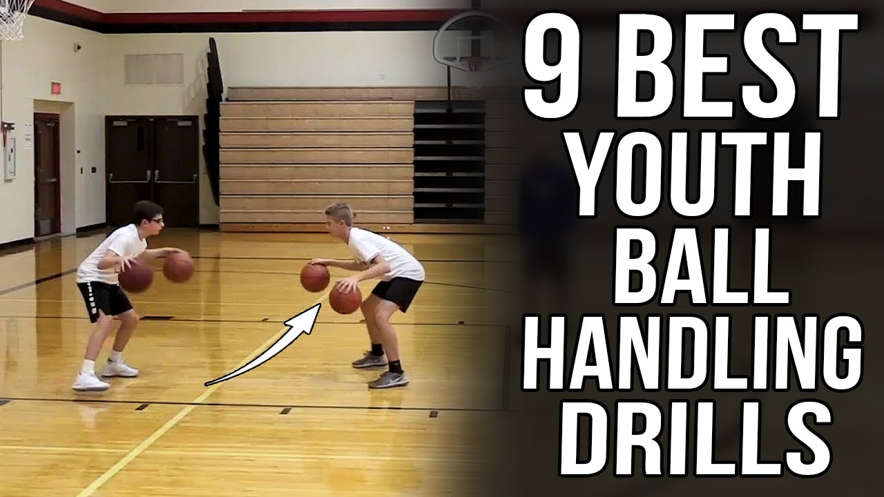 9 Youth Ball Handling Drills For Kids L To Do By Yourself - YouTube