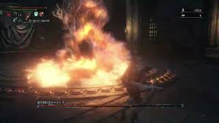 【Bloodborne】NG+3 ローレンス LV24 ノコギリ槍