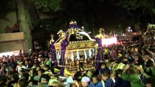 川崎山王祭 2014 神幸祭 稲毛神社宮入り