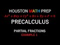 Partial Fractions Example 1 (Distinct Linear Factors)