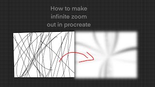 How to make infinite zoom out in procreate! 🔎