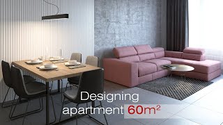 Designing apartment 60sqm / 645sqft