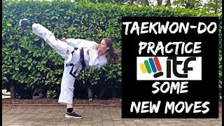 Taekwon-do Practice | New Moves I Learned From The IIC Dublin 🥋