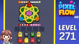 Pixel Flow Level 271 Solution Walkthrough
