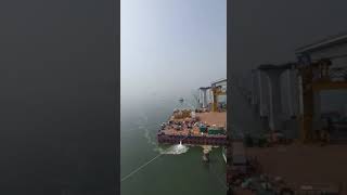 GLIMPSE OF INDIAS LONGEST SEA BRIDGE, MTHL, PKG-1,L\u0026T.