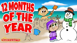 12 Months of the Year ♫ Learn Months Song ♫ with Don Monopoli ♫ Kids Songs by The Learning Station
