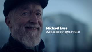 Michael Eyre, översättare och egenanställd hos Frilans Finans