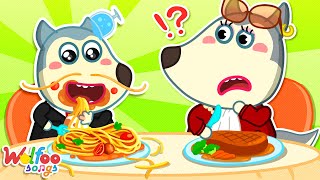 First Time at the Restaurant 🍔 Good Manners Songs | Wolfoo Songs & Nursery Rhymes