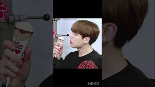 Baby kookoo enjoying food #jungkook #bts #shorts #foodie #cute