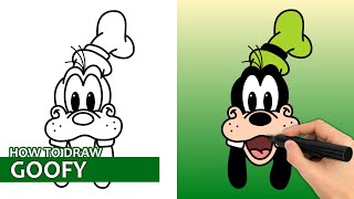 How To Draw Goofy (Easy Drawing Tutorial)