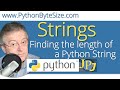 Finding the length of a Python String