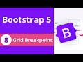 Bootstrap 5 Crash Course Tutorial #8 - Grid Breakpoint
