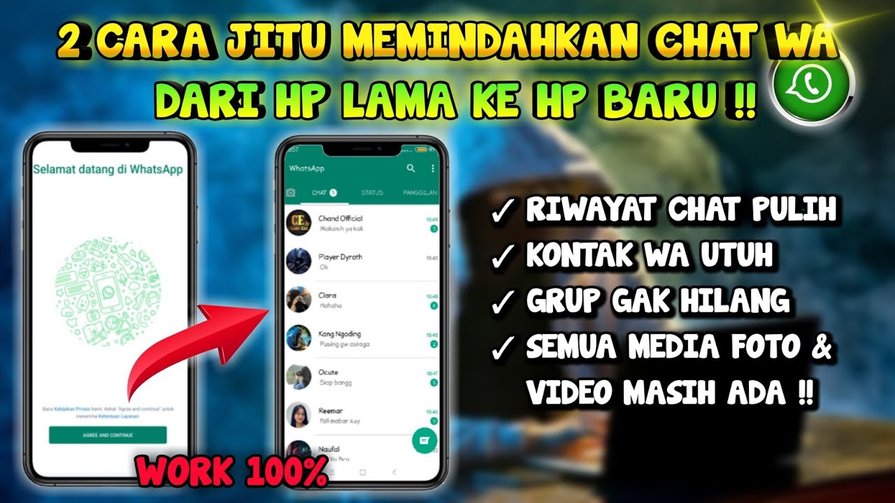 Cara Memindahkan Chat WhatsApp Dari HP Lama Ke HP Baru Tanpa ...