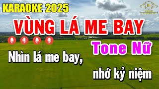 Vùng Lá Me Bay Karaoke Tone Nữ ( F#m ) Nhạc Sống Siêu Hay | Trọng Hiếu