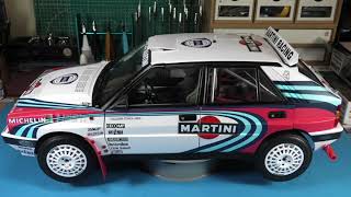 Hachette  -  Lancia  Delta  HF  Integrale  (  Martini  Racing  )  1/8  -  Final  Reveal