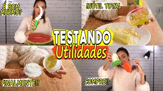 TESTANDO os UTENSÍLIOS de COZINHA úteis e inúteis | comprinhas Daiso e outras..