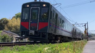 【4K】山陰本線 キハ126形2両編成 普通米子行き 宍道駅発車