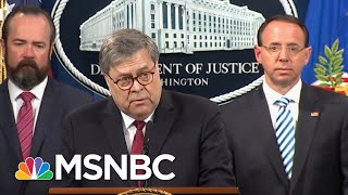 Federal Judge Blasts Barr Over Mueller Report | Deadline | MSNBC