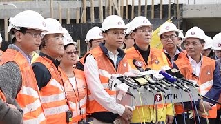 鐵路事宜小組委員會視察高鐵香港段西九龍總站的建築工地 (2015.12.13)