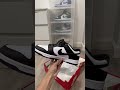 Nike SB Dunk Low Sneakers in Panda Colorway - Unboxing