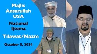 Opening Session - Tilawat \u0026 Nazm - Majlis Ansarullah USA National Ijtema