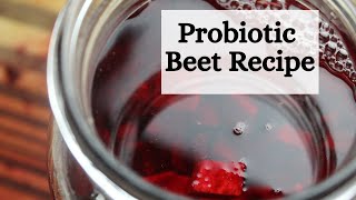 Easy Fermented Beet Kvass