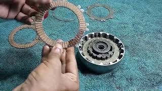 How to replace  clutch plate in Honda Super Cub C50